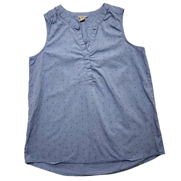 Bass Womens‎ Tank Top Blue Ankle Size M - Picture 1 of 10